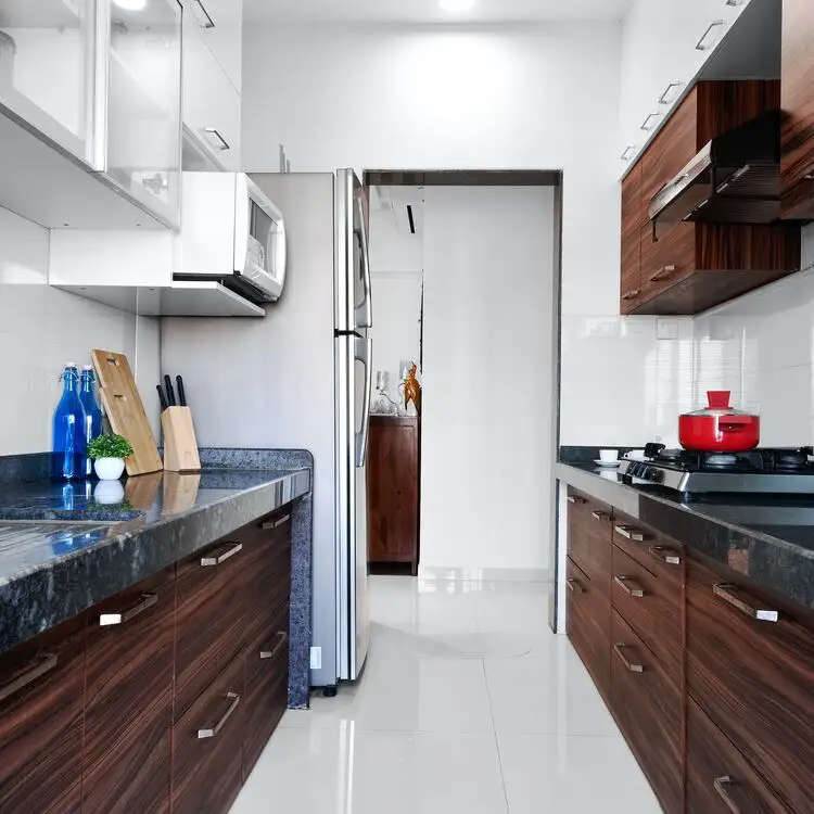 Image of a kitchen or bathroom with granite, marble or engineered stone. For demonstration purposes only.