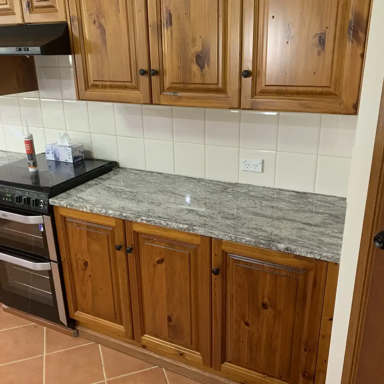 Image of a countertop completed by SA Marble and Granite.