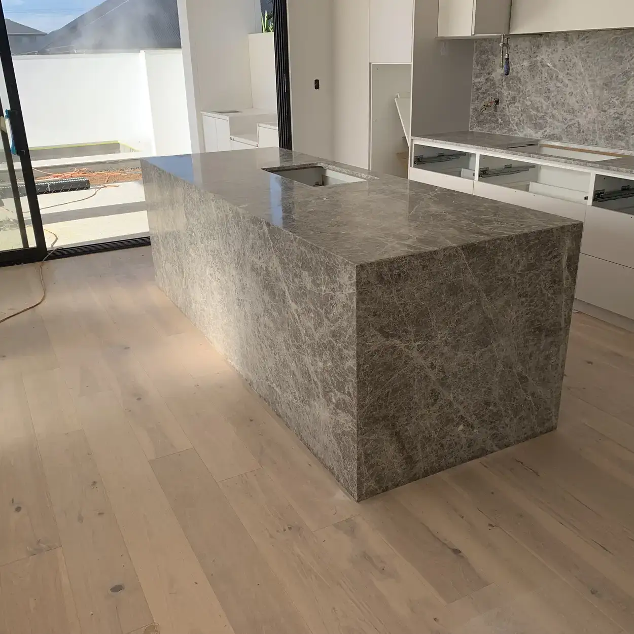 Image of a countertop completed by SA Marble and Granite.