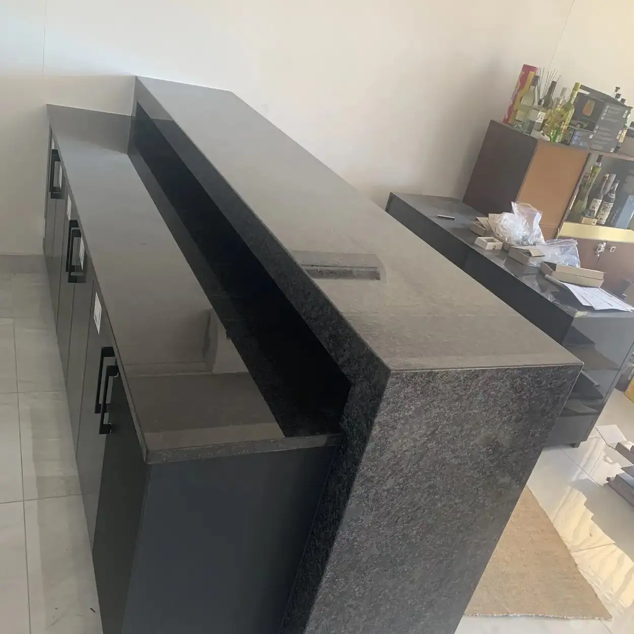 Image of a countertop completed by SA Marble and Granite.