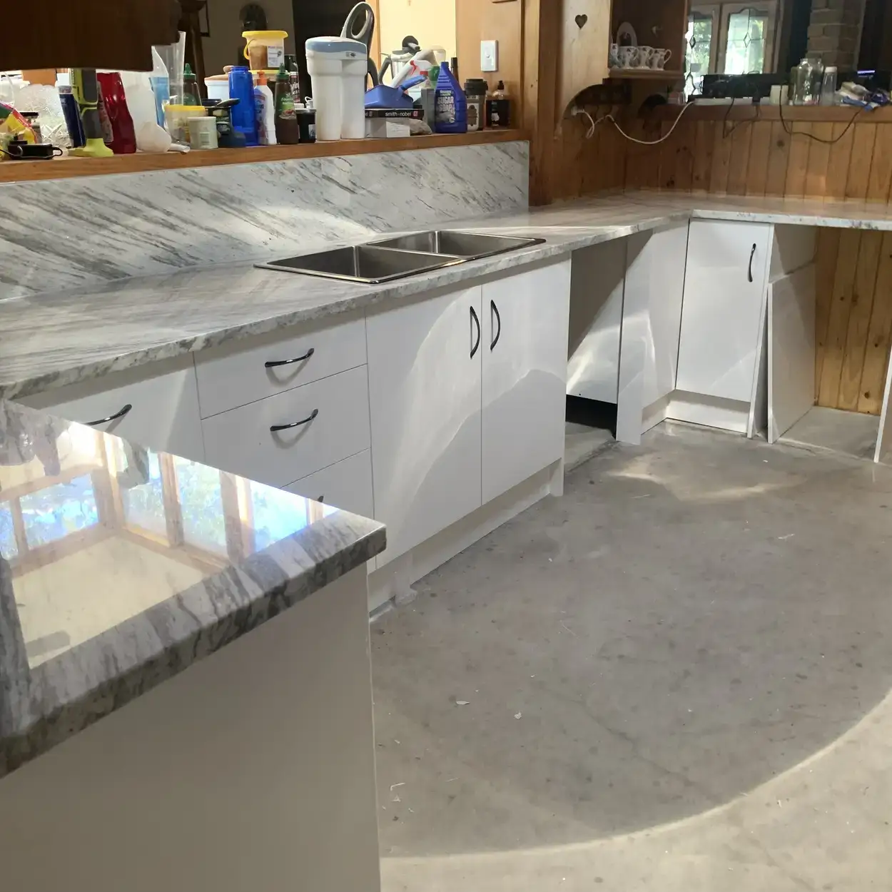 Image of a countertop completed by SA Marble and Granite.