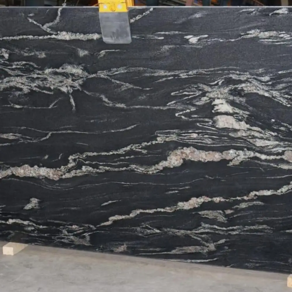 A colour way of Granite called Black Titanium, it is supplied by Stone4Home for SA Marble & Stone.